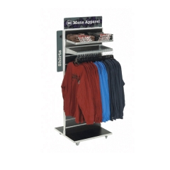 Retail Store Portable Clothing Display Rack