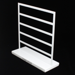 Metal White Earring Display Stand