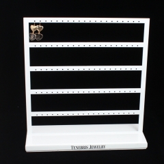 Metal White Earring Display Stand