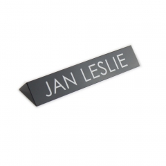 Triangle Acrylic Desk Nameplate for Jewelry Store