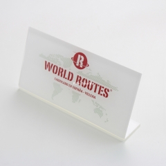 Bent Acrylic Logo Nameplate