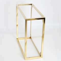 Metal Polished Gold Display Shelf