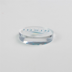 Round Plexiglass Logo Block