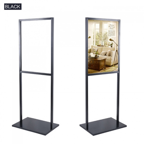 Wholesale Black Floor Poster Display Frame