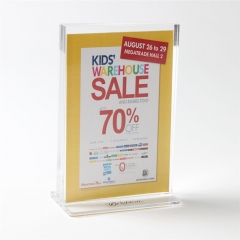 A6 Acrylic Sign Holder