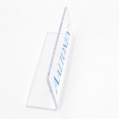 Bent Plexiglass Nameplate