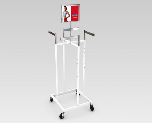 Retail Metal Store Clothing Display Rack