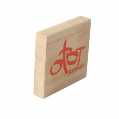 Custom Wooden Logo Block
