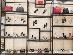 Retail Shoe Store Display Shelf