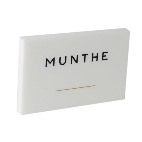 Solid Acrylic Block with Logo