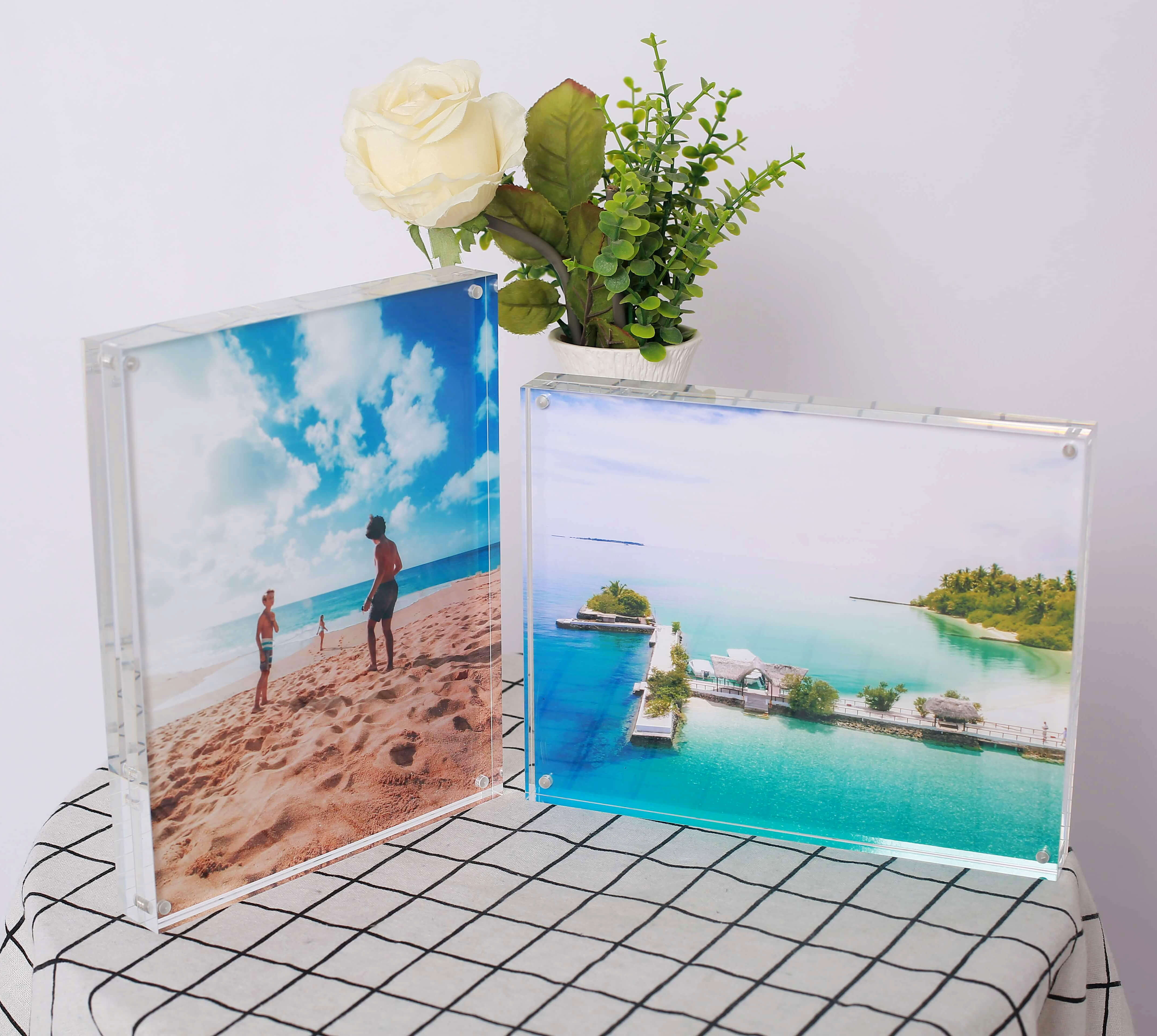 8 x 10 acrylic picture frame
