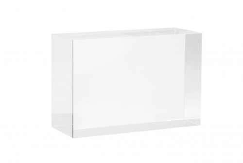 Clear Acrylic Cube 6" x 4" x 2.36"