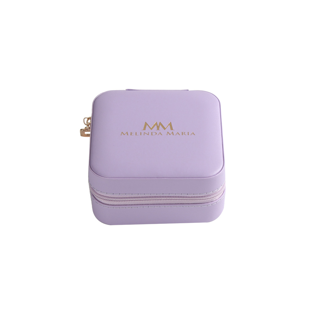pu leather travel jewelry case 