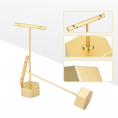 Gold Earring T Display Stand