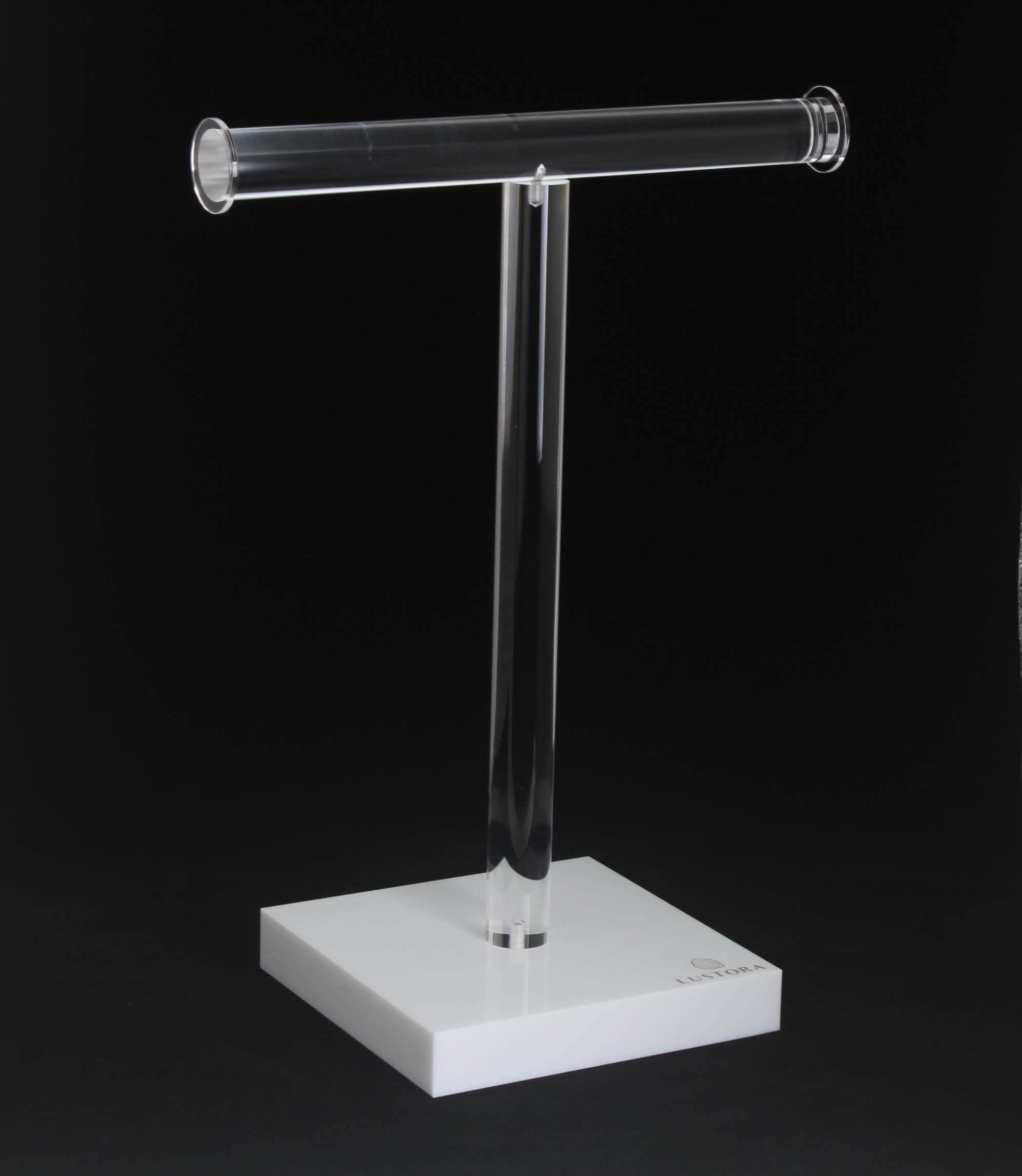 Custom Acrylic T-bar Jewelry Stand with Logo