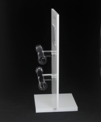 White Acrylic T-bar Jewelry Stand