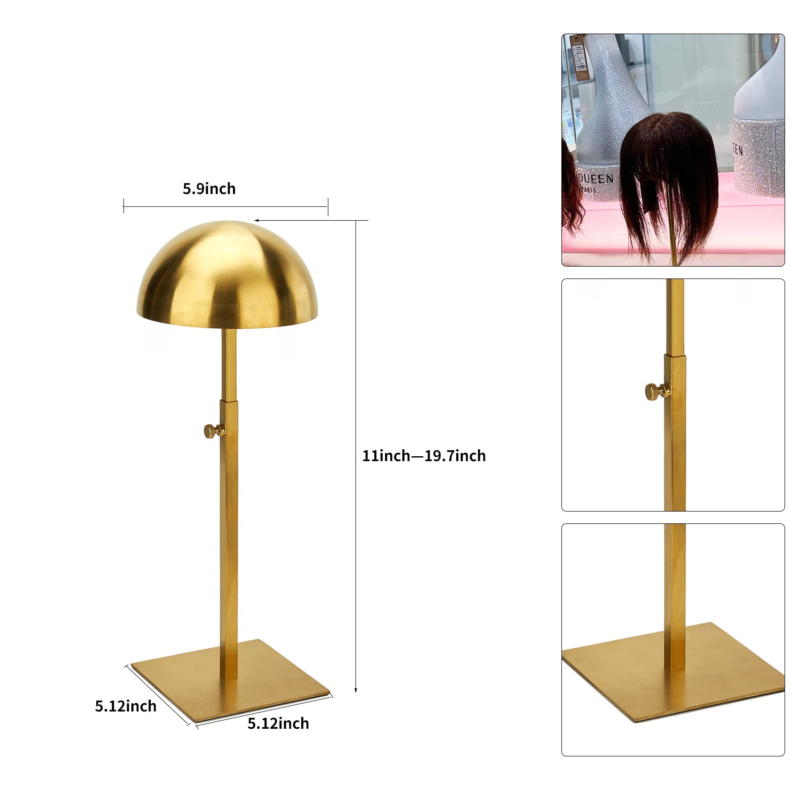 Gold Hat Stand