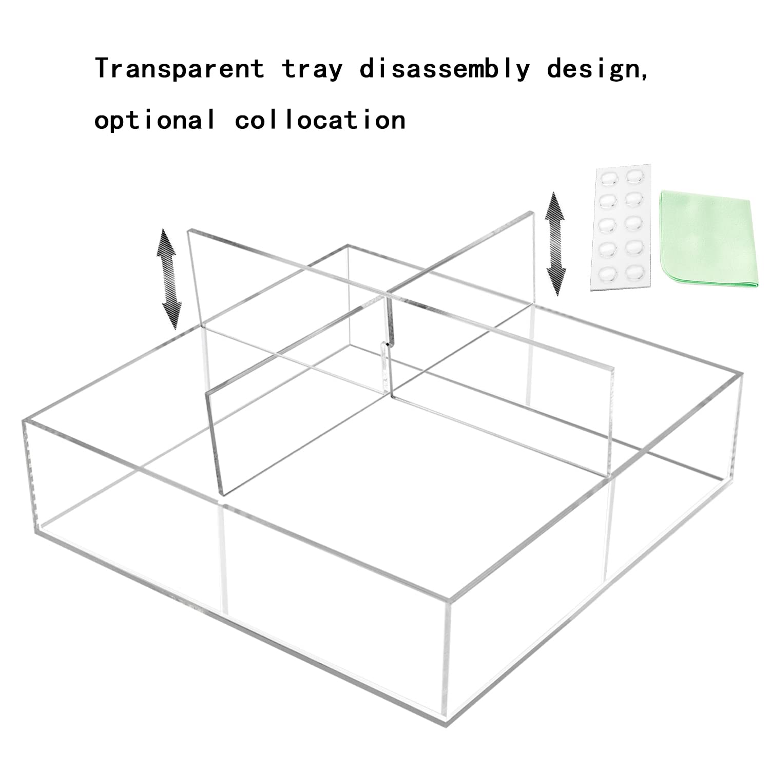 Transparent Acrylic Tray 