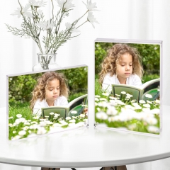 Triplex Magnetic Acrylic Photo Frames - Showcase Your Memories in Style
