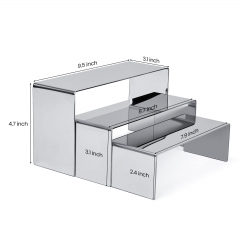 Showcase Your Shoes in Style with Our Silver Shoe Display Stand