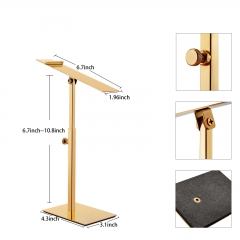 Gold Shoe Display Stand for Stunning Showcase